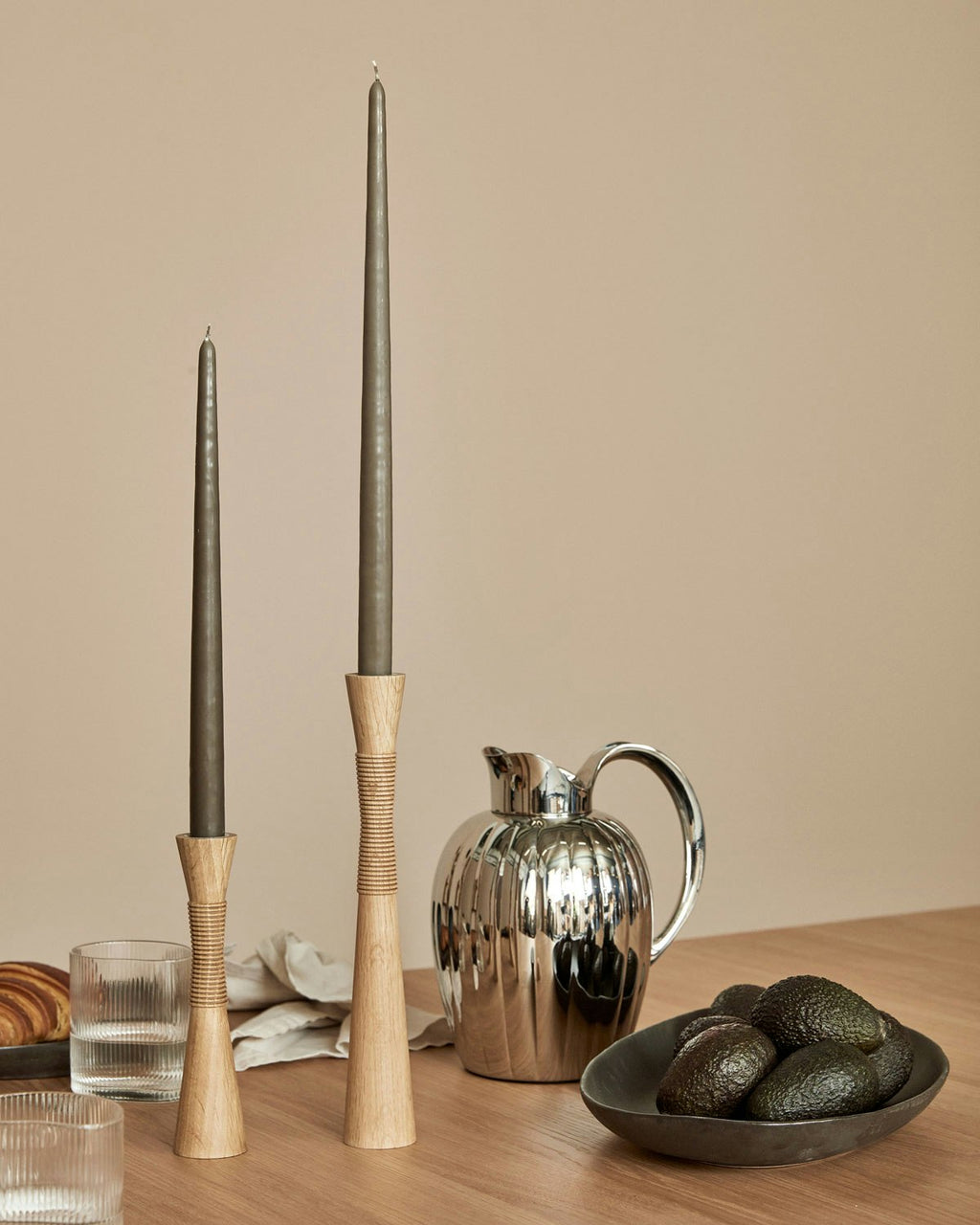 Andersen Spinn Kerzenhalter Eiche, Groß 30 Cm