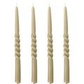 Bloomingville Twist Kerzen Natur 4-er Set