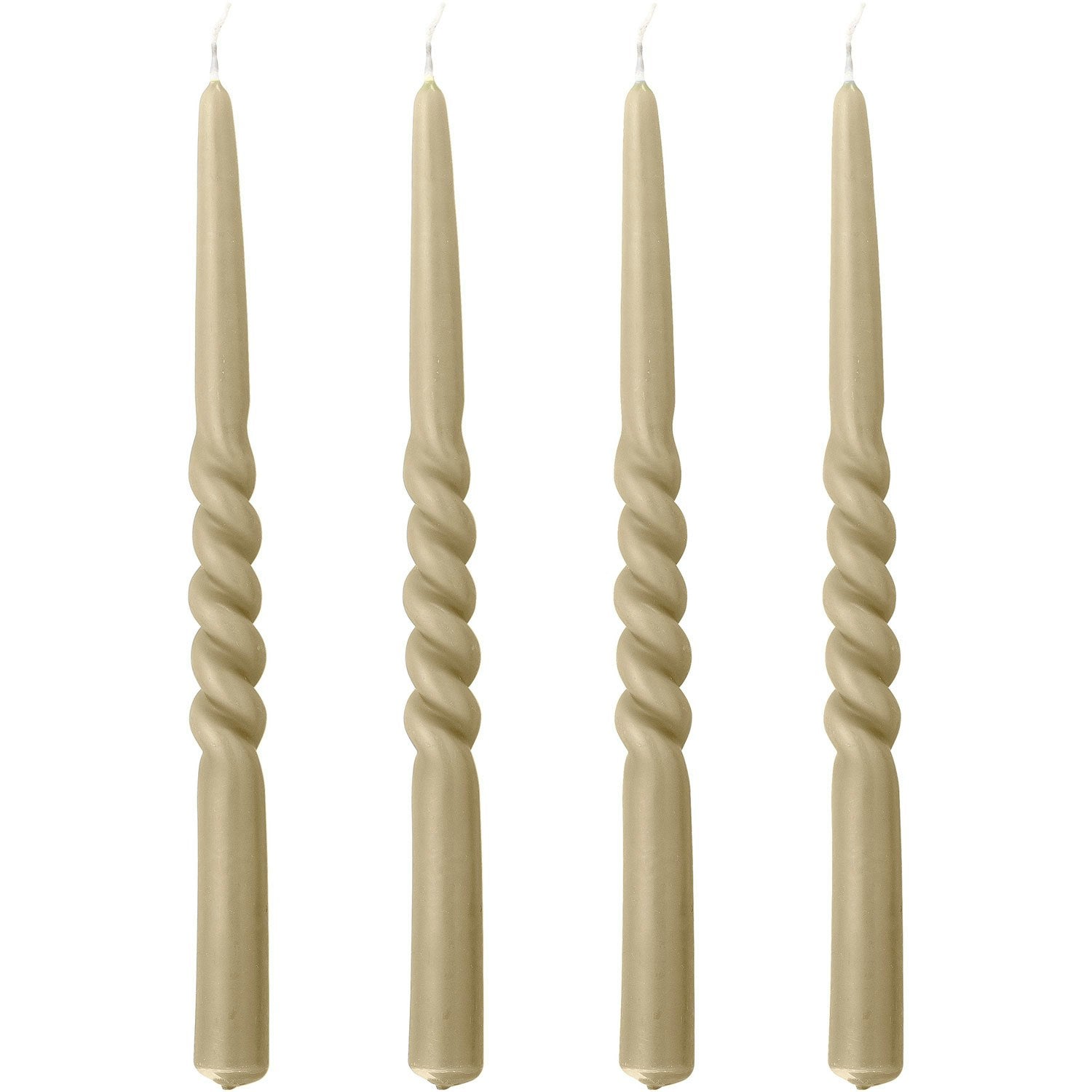 Bloomingville Twist Kerzen Natur 4-er Set