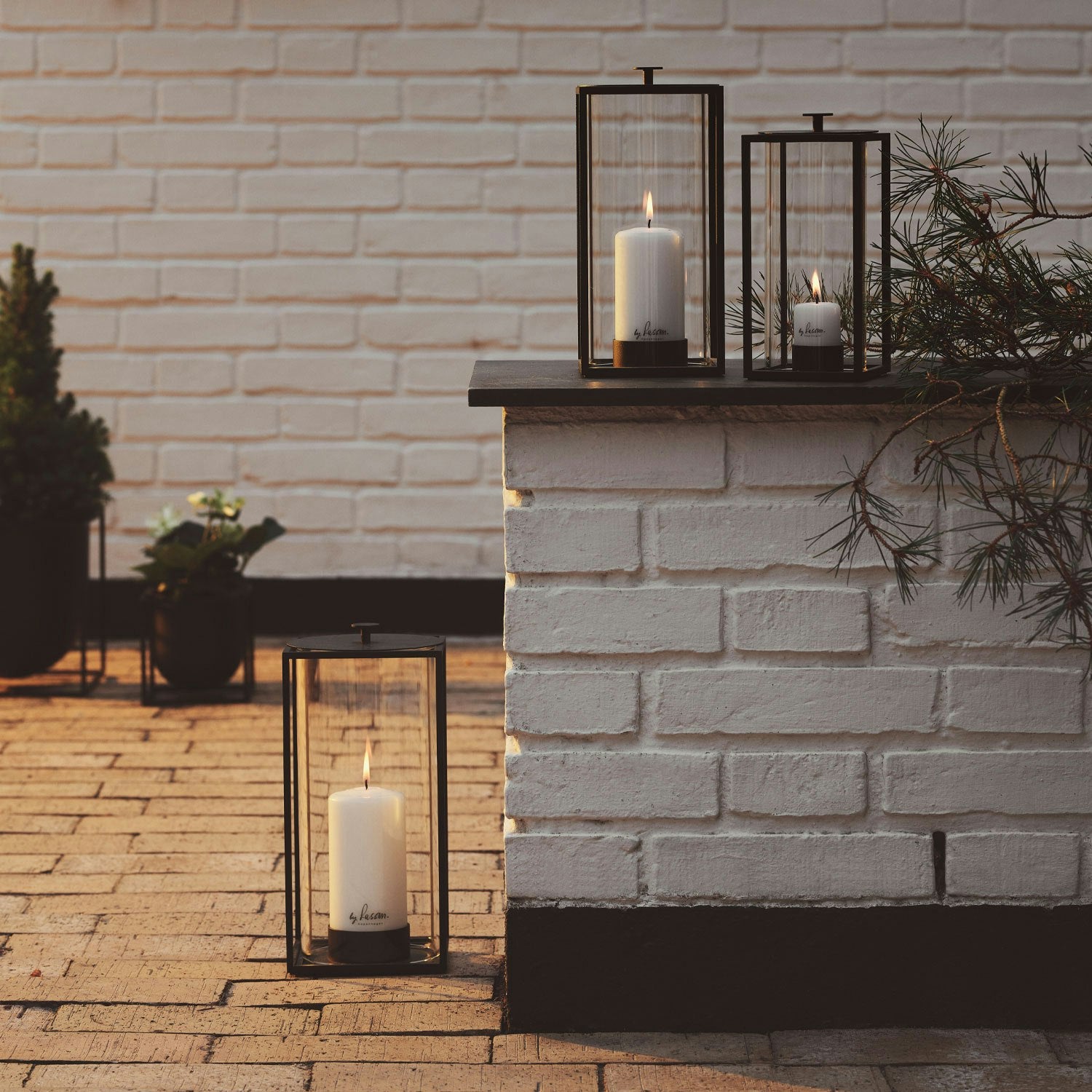 By Lassen Light'in Stumpenkerze 6x12 Cm / Medium