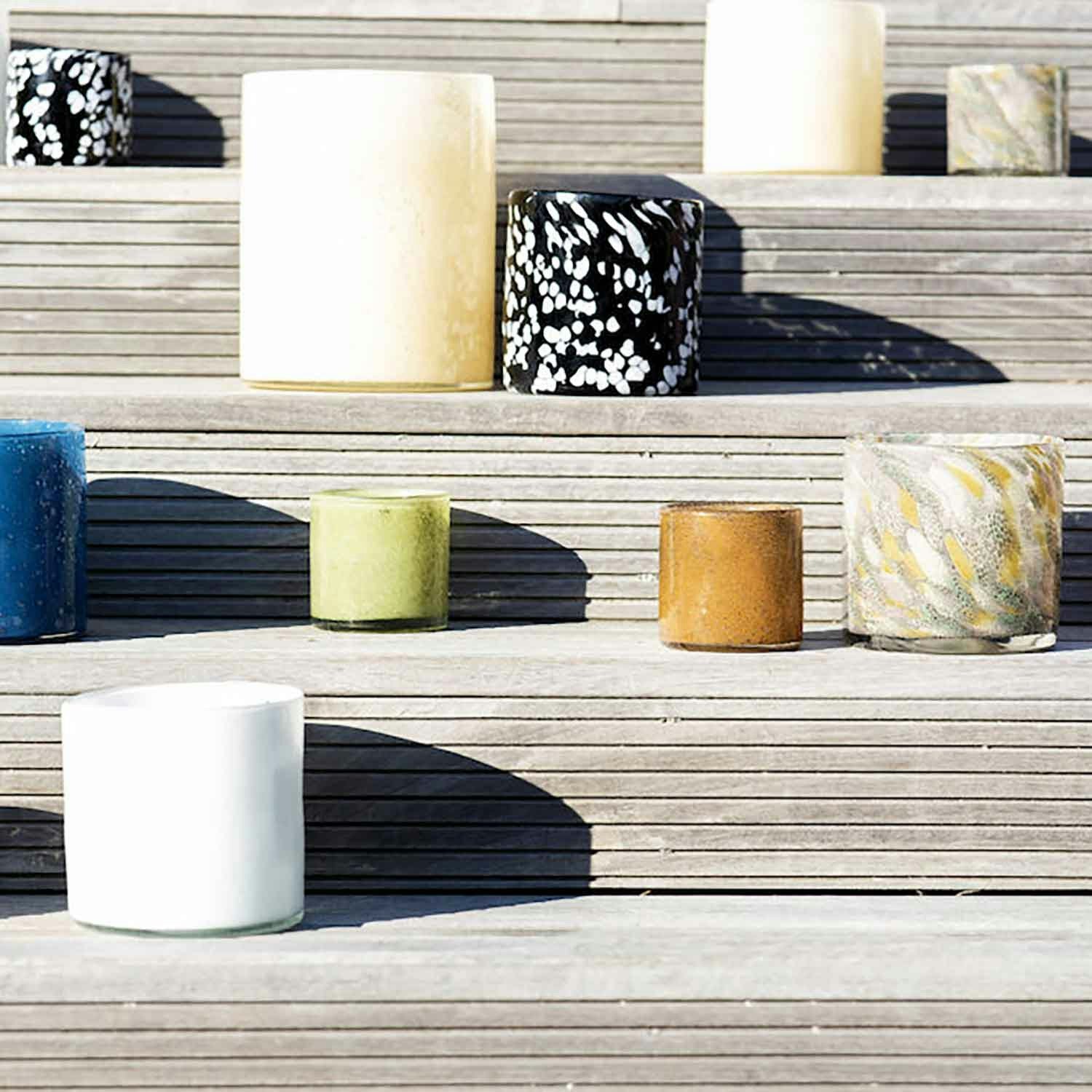 ByOn Calore Kerzenständer / Vase M, Gelb