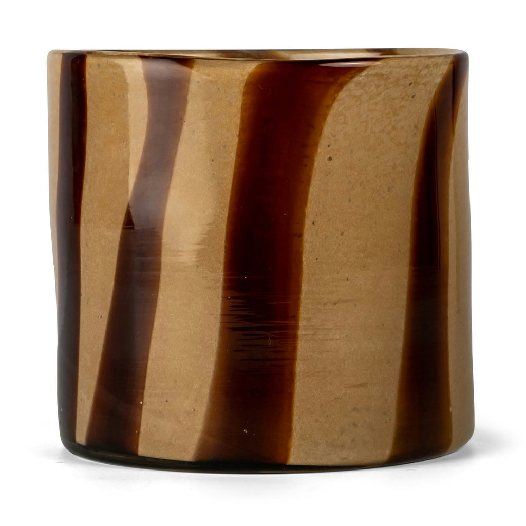 ByOn Calore Kerzenständer / Vase M, Braun / Beige