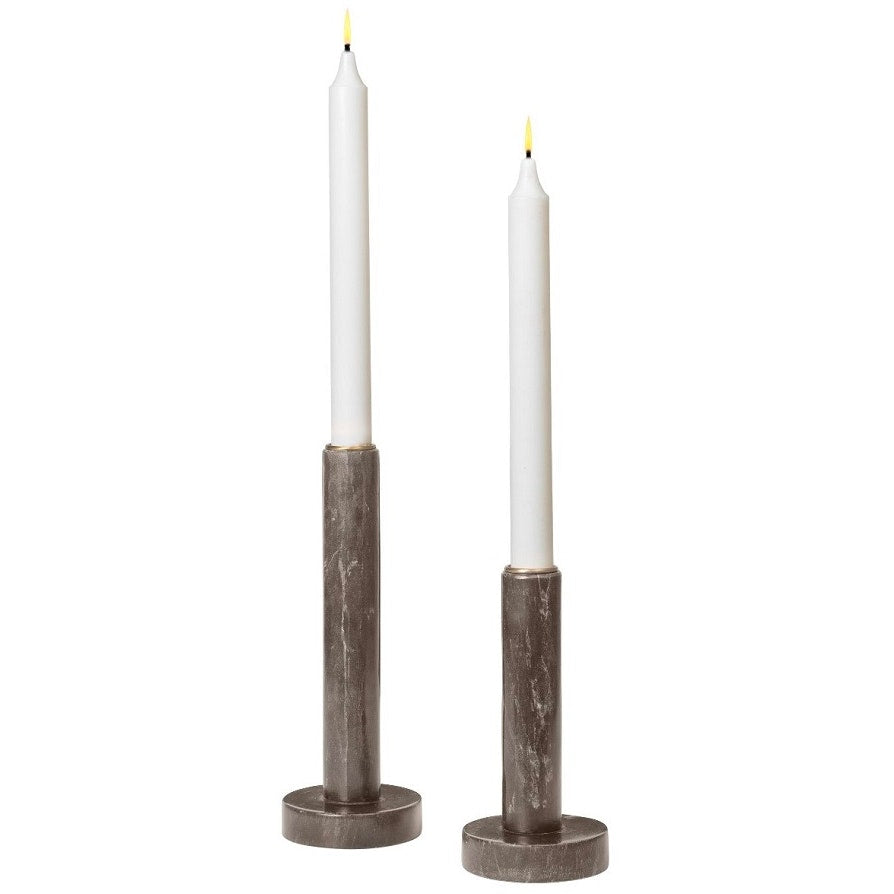 Cozy Living Dagny Kerzenhalter 2-er Set, Toffee Brown