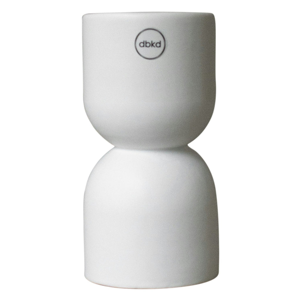 DBKD Post Candle Holder, White
