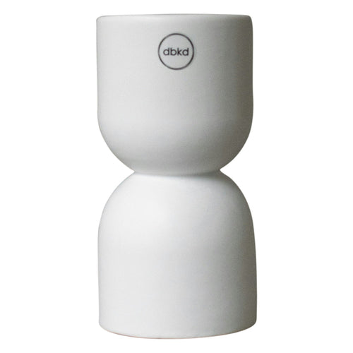 DBKD Post Candle Holder, White