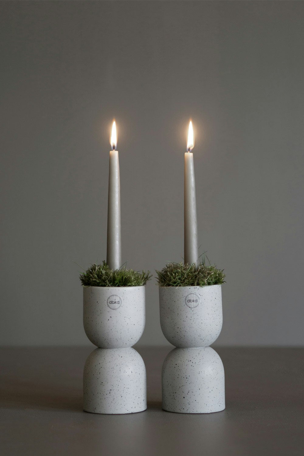 DBKD Post Candle Holder, White