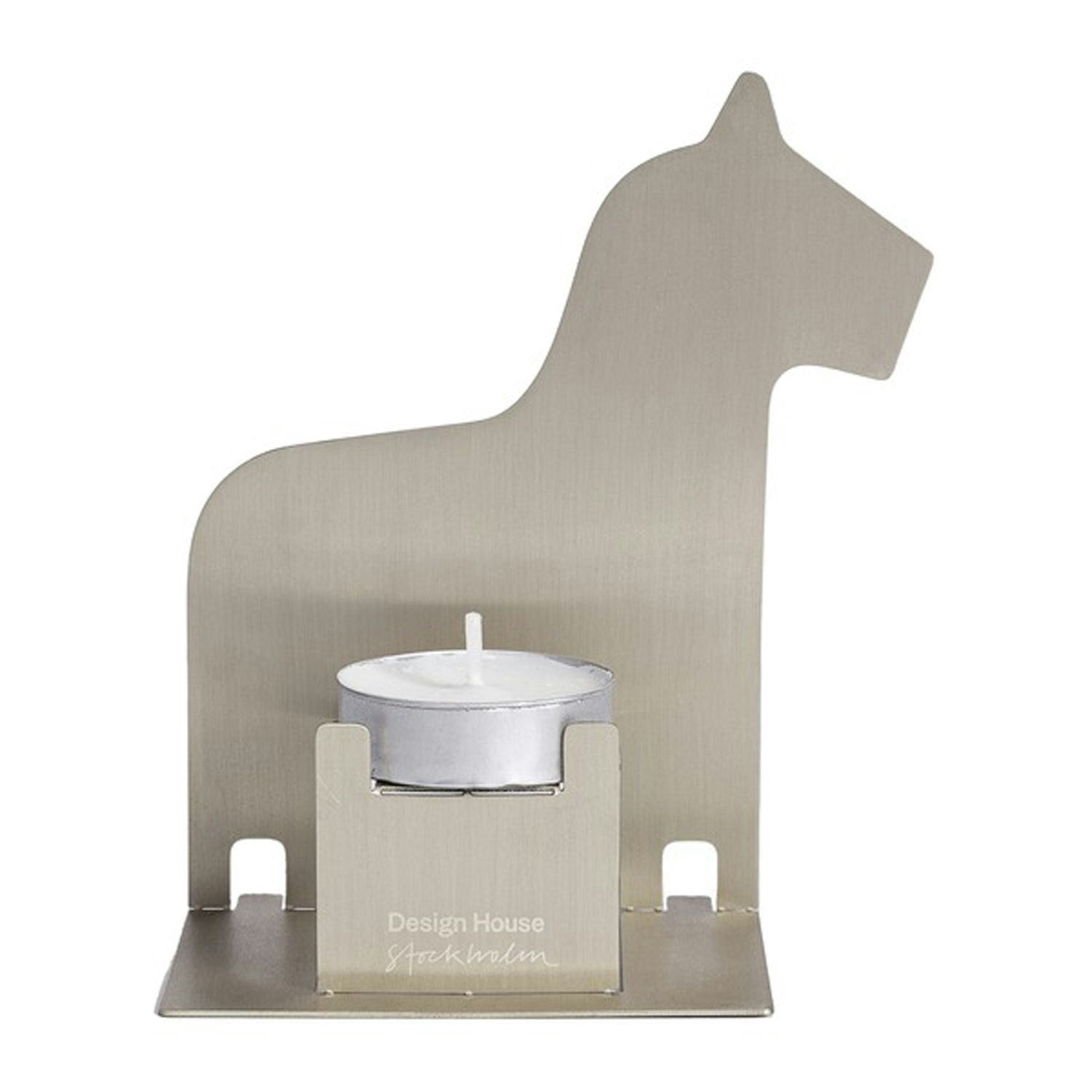 Design House Stockholm Pop-Up Kerzenständer Darlecalia, Edelstahl