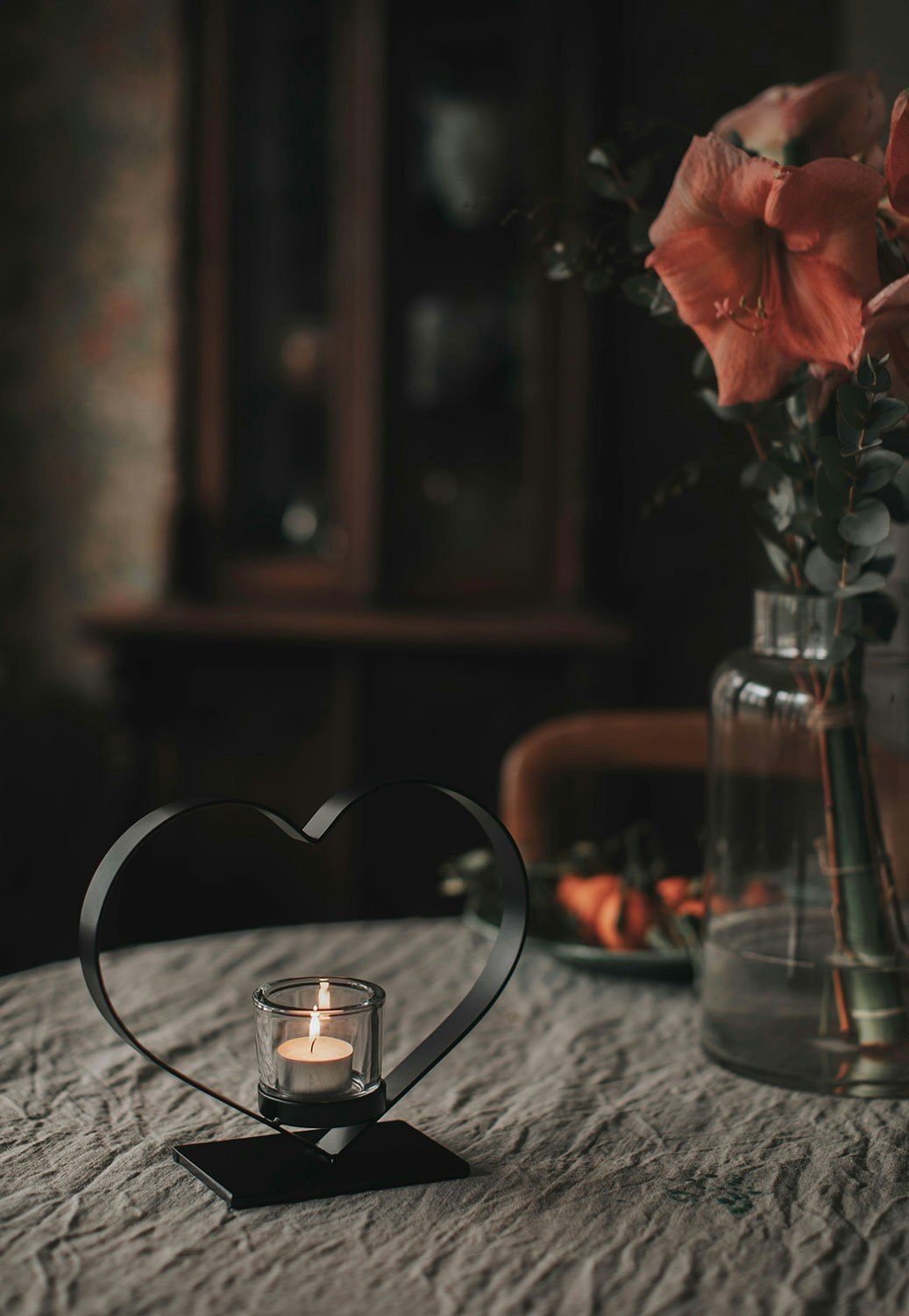 Dorre Heda Candle Holder, Black