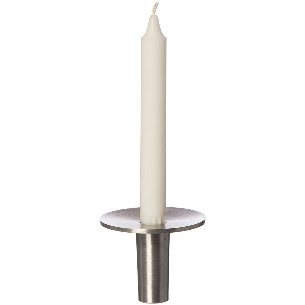 Ernst Kerzenhalter Gebürstetes Aluminium H7 Cm