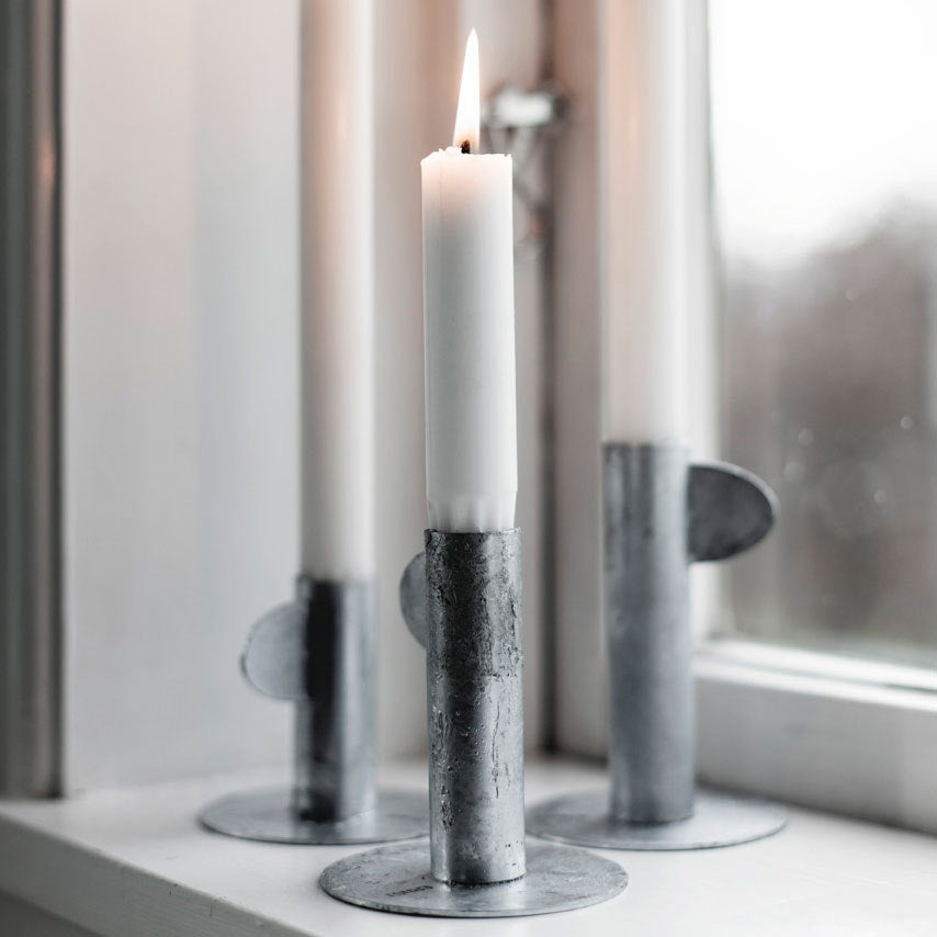  Ernst Kerzenständer H9 Cm, Galvanisiert