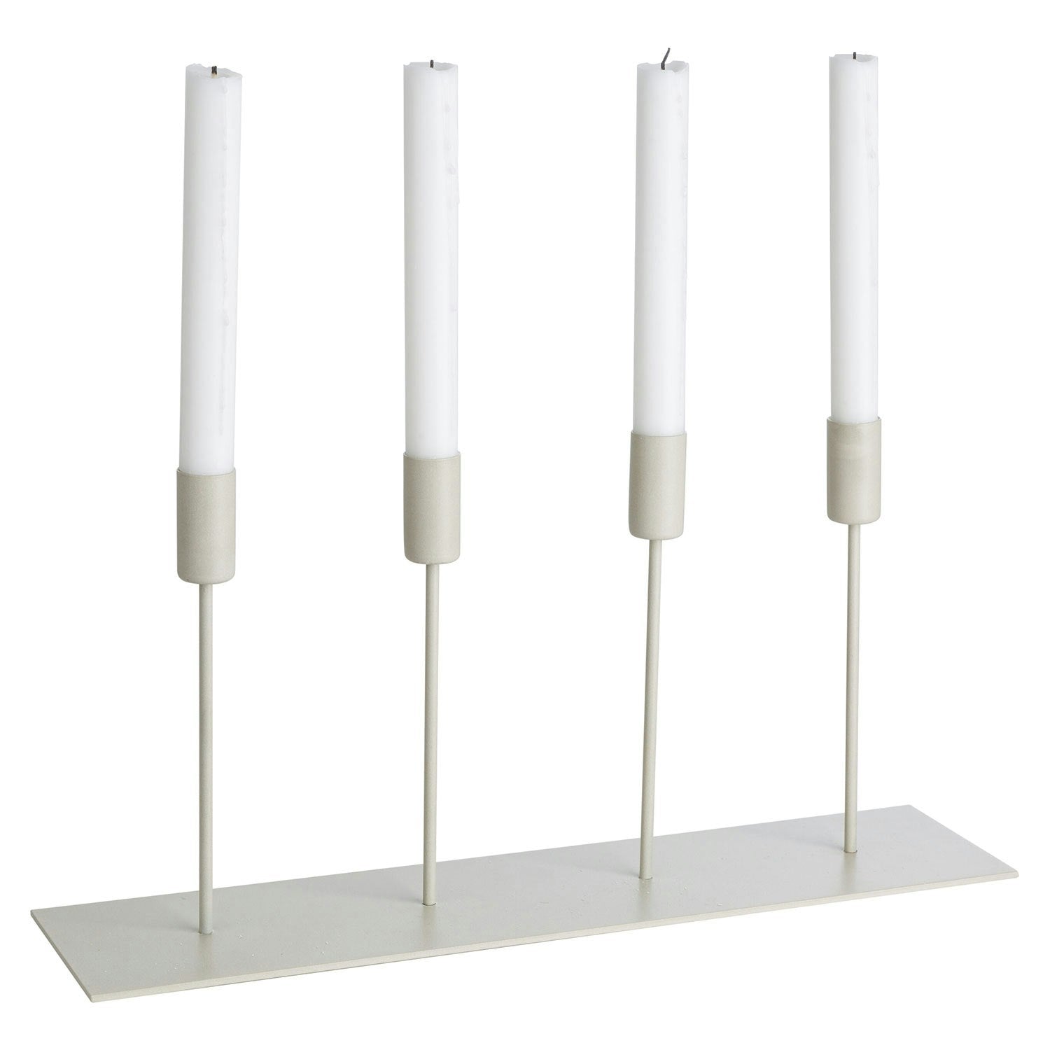 Ernst Kerzenhalter Metall, 42 Cm Beige