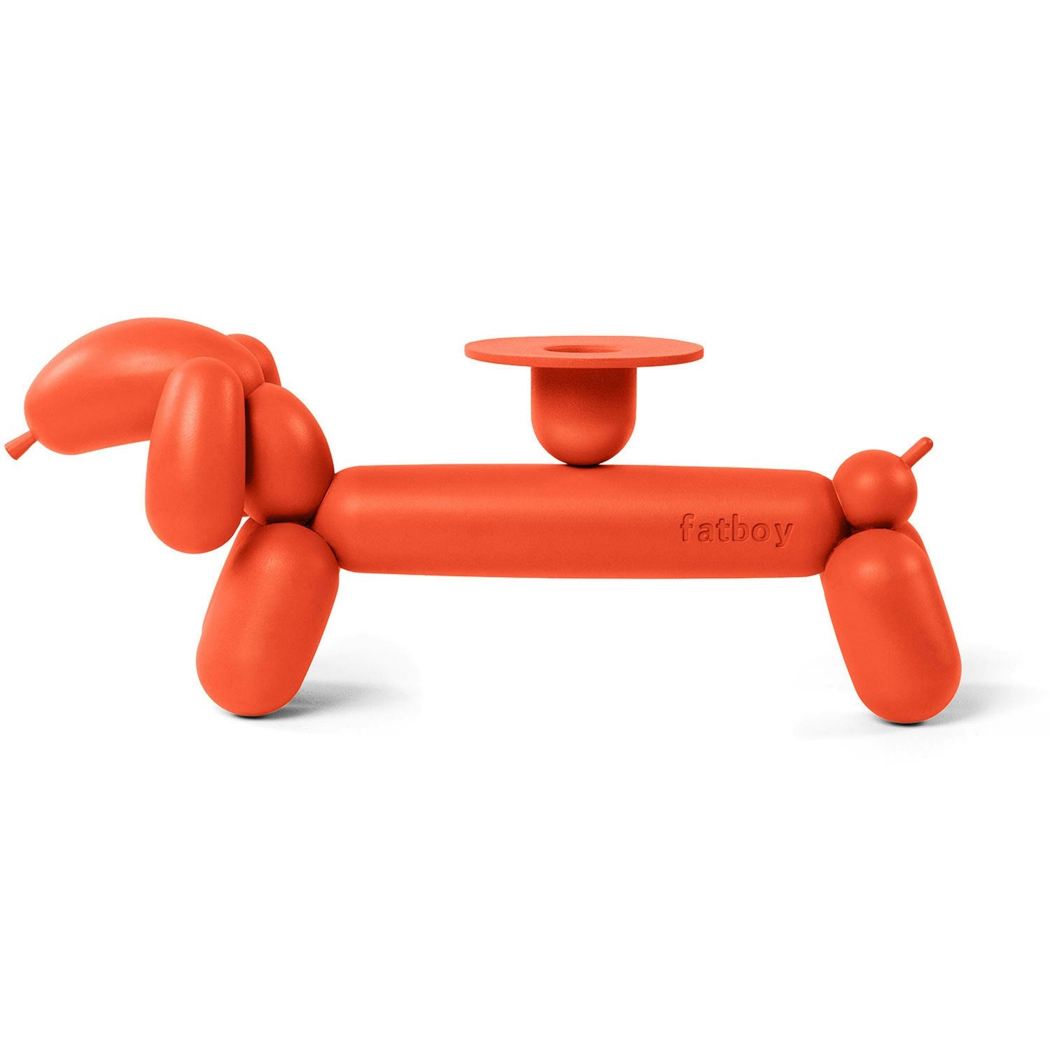 Fatboy Can-Dog Candle Holder, Orange