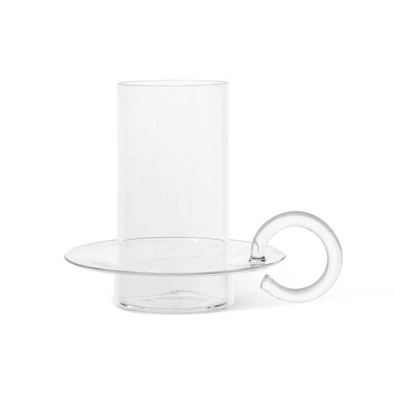 Ferm LIVING Luce Kerzenhalter 14x14,5 Cm, Transparent