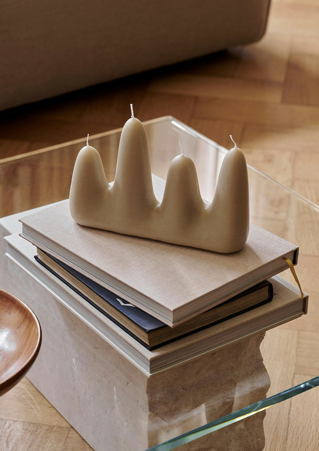 Ferm LIVING Stala Kerze, Sand