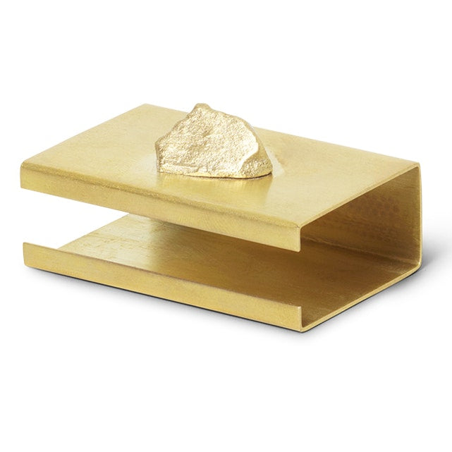 Ferm LIVING Stone Etui Für Streichholzschachtel, Messing