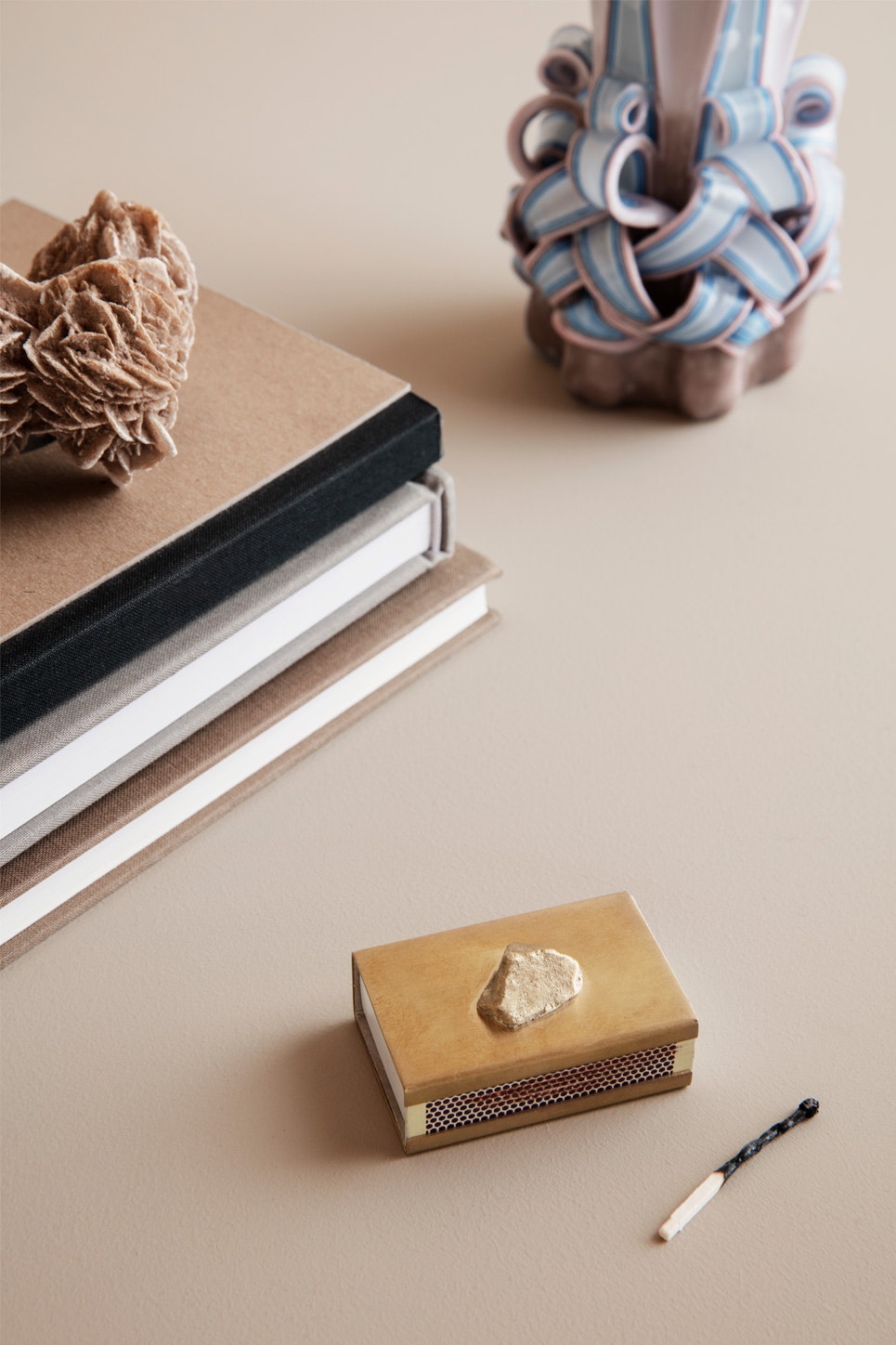Ferm LIVING Stone Etui Für Streichholzschachtel, Messing