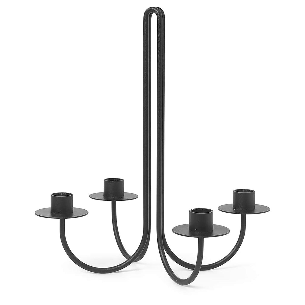 Ferm LIVING Sway Kronleuchter, Schwarz