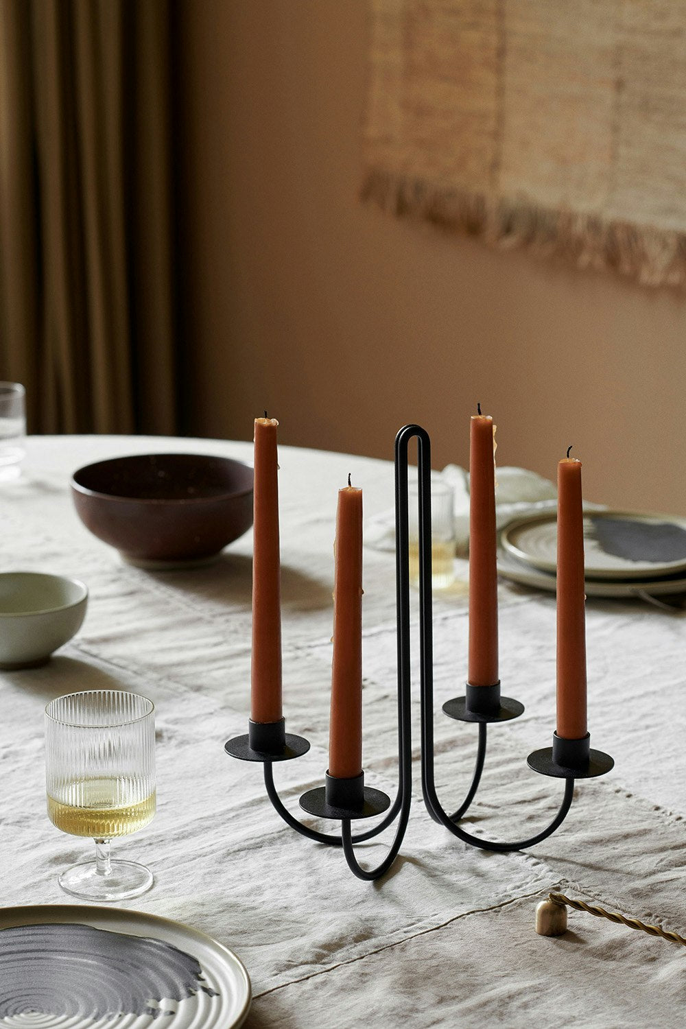 Ferm LIVING Sway Kronleuchter, Schwarz