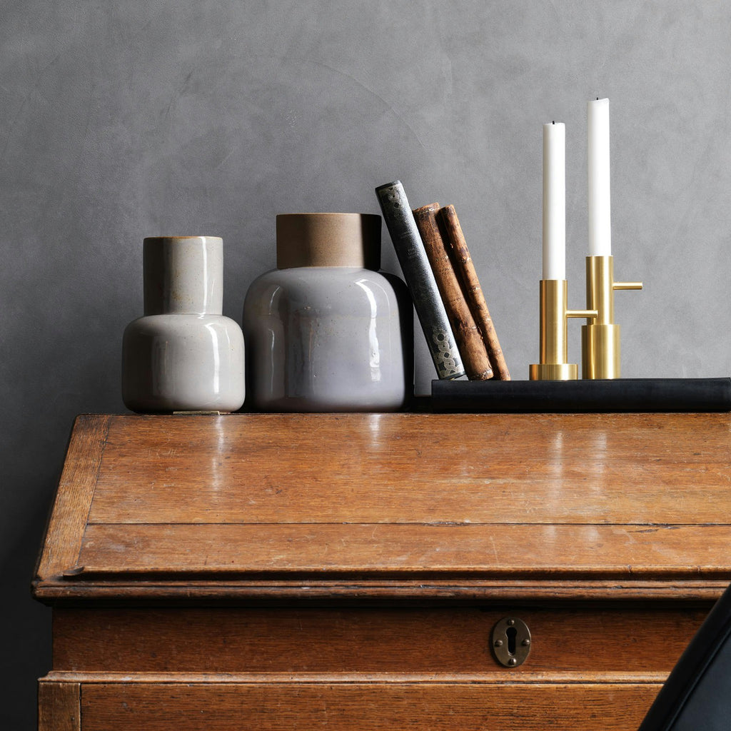 Fritz Hansen Jaime Hayon Candleholder Kerzenständer Single No2 H:13 Cm, Edelstahl