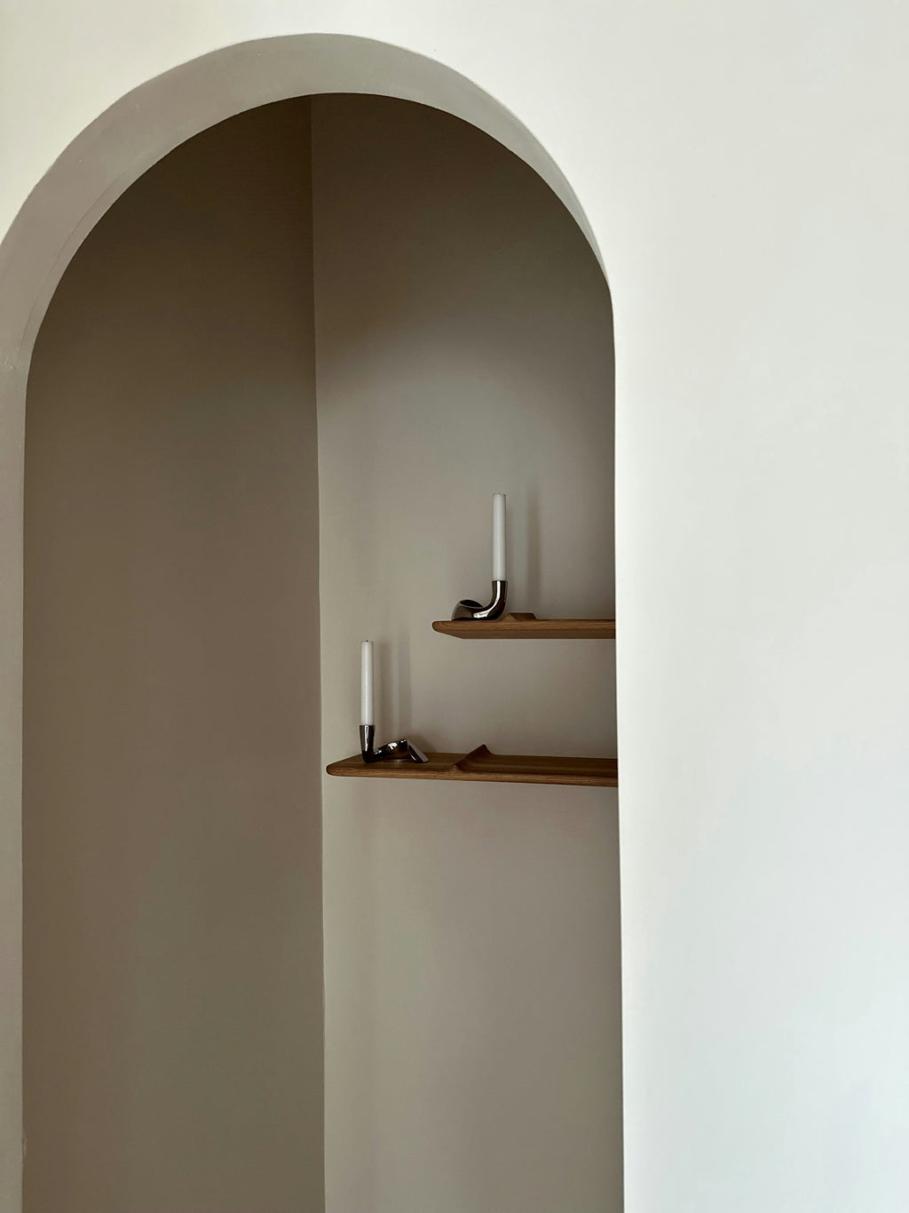 Georg Jensen Bloom Kerzenhalter 2er-Pack, Edelstahl
