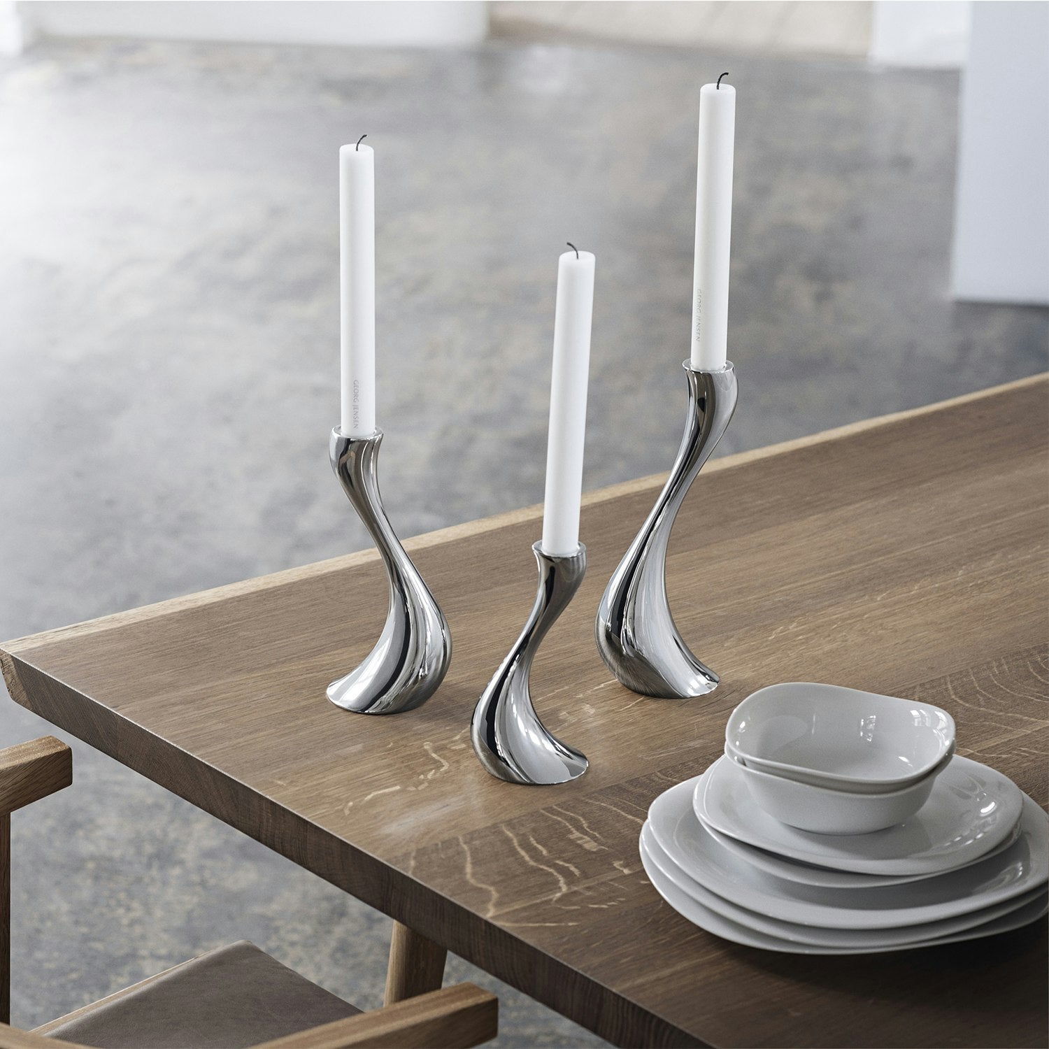 Georg Jensen Cobra Set 3er-Pack, Edelstahl