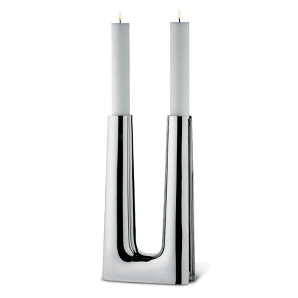Georg Jensen Copenhagen Kerzenständer Large, Edelstahl