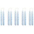 Hay Mini Swirl Kerze 10-er Set, Hellblau