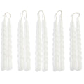 Hay Mini Swirl Kerze 10-er Set, Weiß