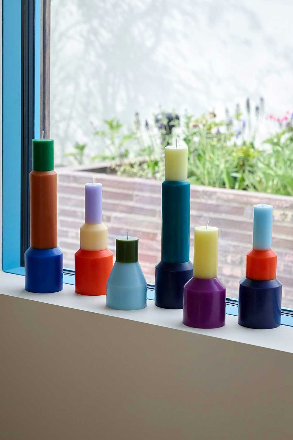 Hay Pillar Stumpenkerze 25 Cm, Orange