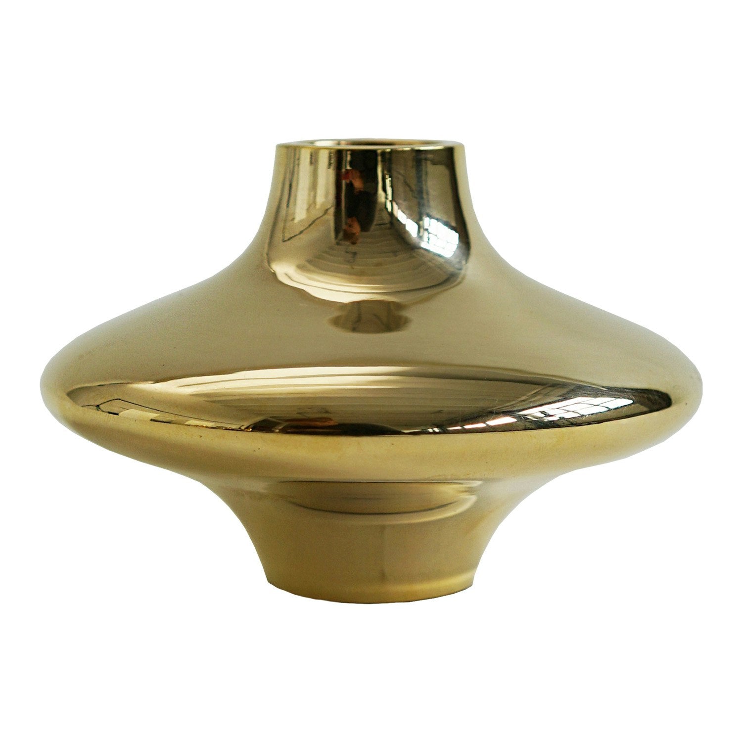  Doublet Kerzenhalter 6,5 Cm, Gold