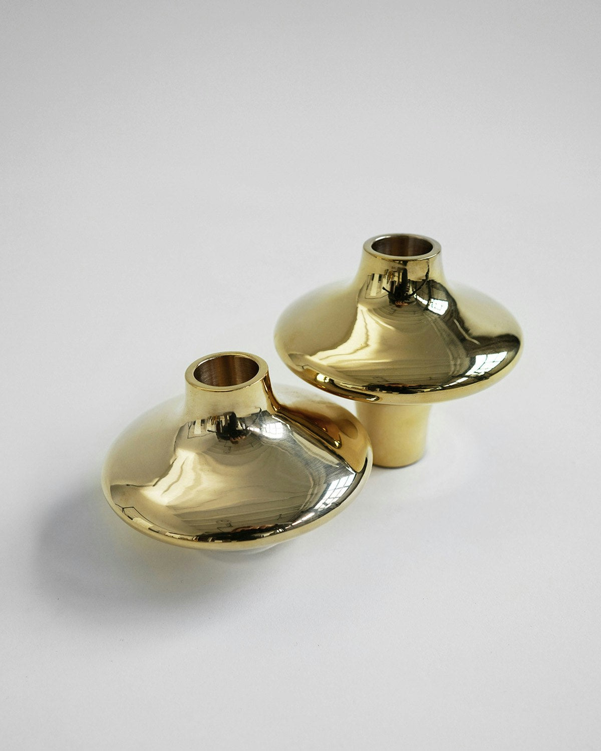  Doublet Kerzenhalter 6,5 Cm, Gold