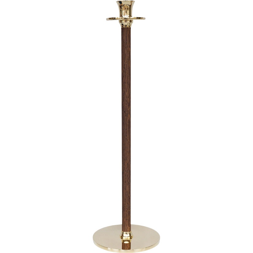  Alto Basso Kerzenhalter H39 Cm, Messing