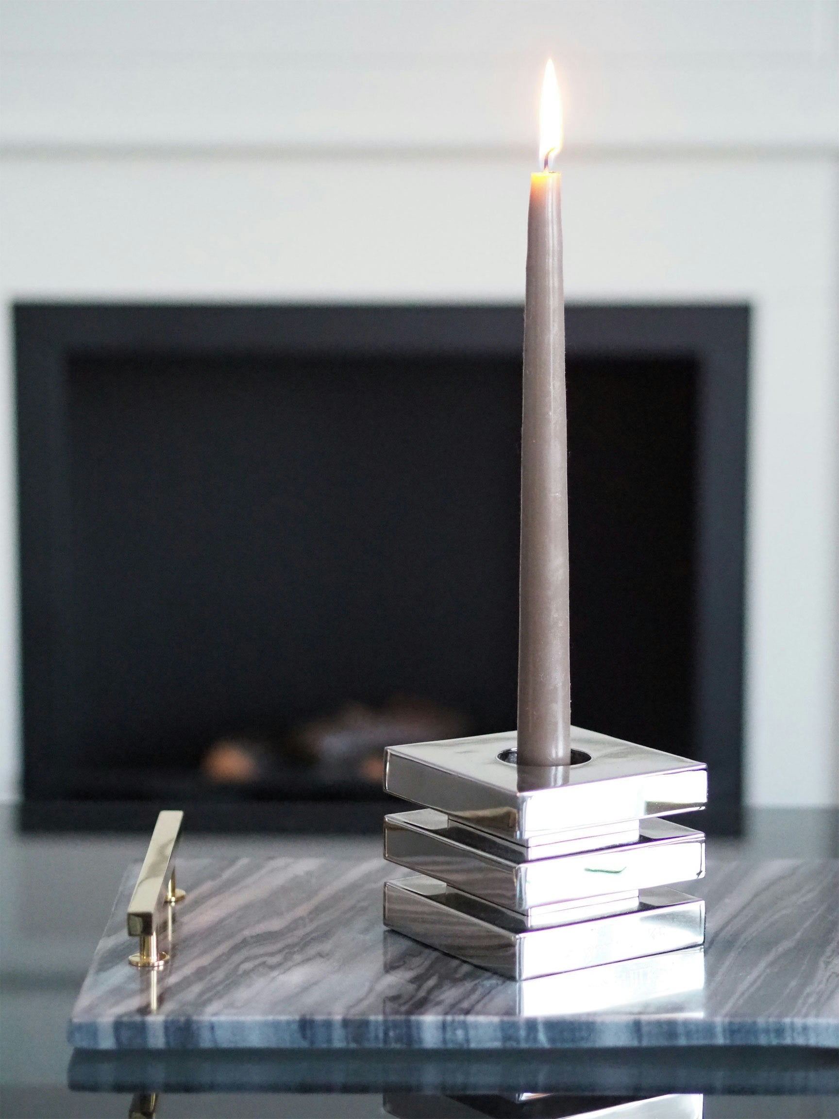  Livelli Candleholder, Nickel Plated