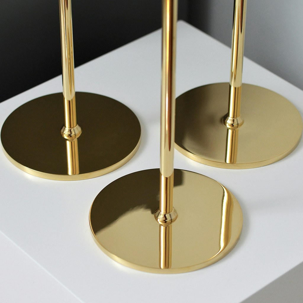  Luce Del Sole Candlestick Brass, 40 Cm