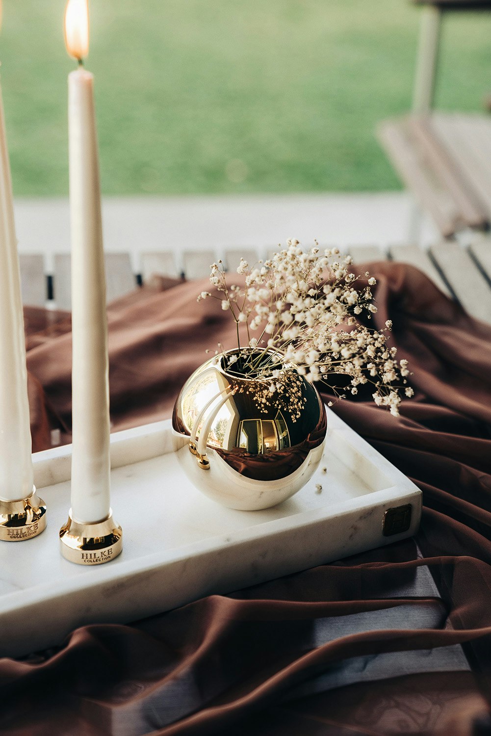  Piccolo No.2 Candleholder, Brass