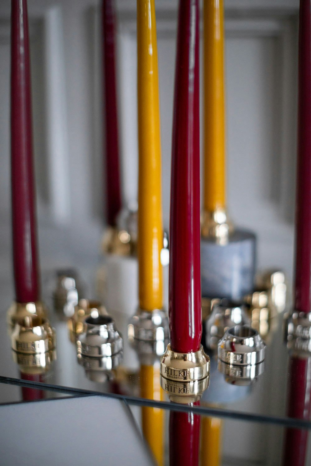  Piccolo No.2 Candleholder, Nickelplated Brass