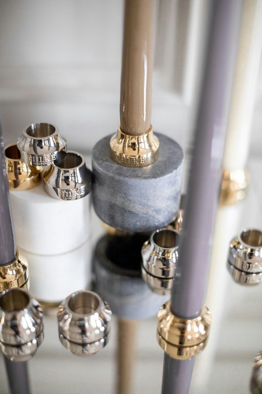  Piccolo No.2 Candleholder, Nickelplated Brass
