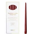  Tafelkerzen 6 Stk., Wine Red Gloss