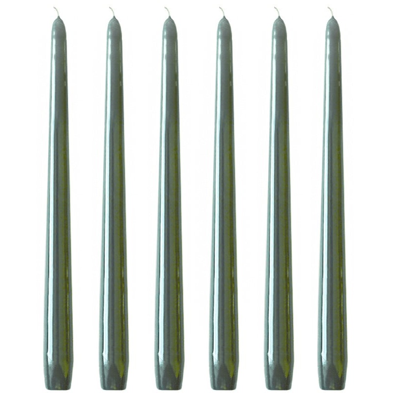  Tafelkerzen 6 Stk., Antique Green