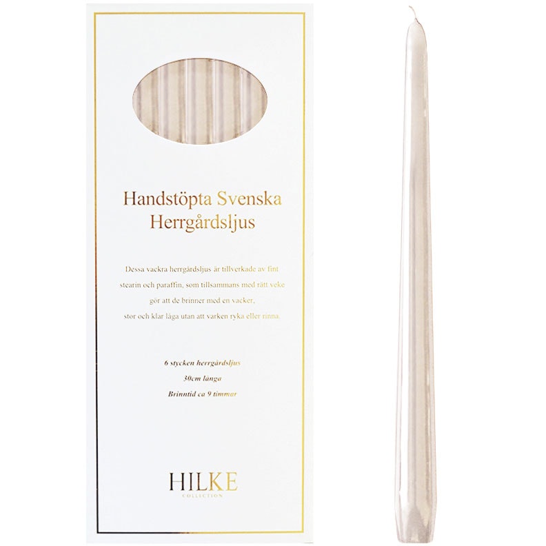  Tafelkerzen 6 Stk., Light Beige