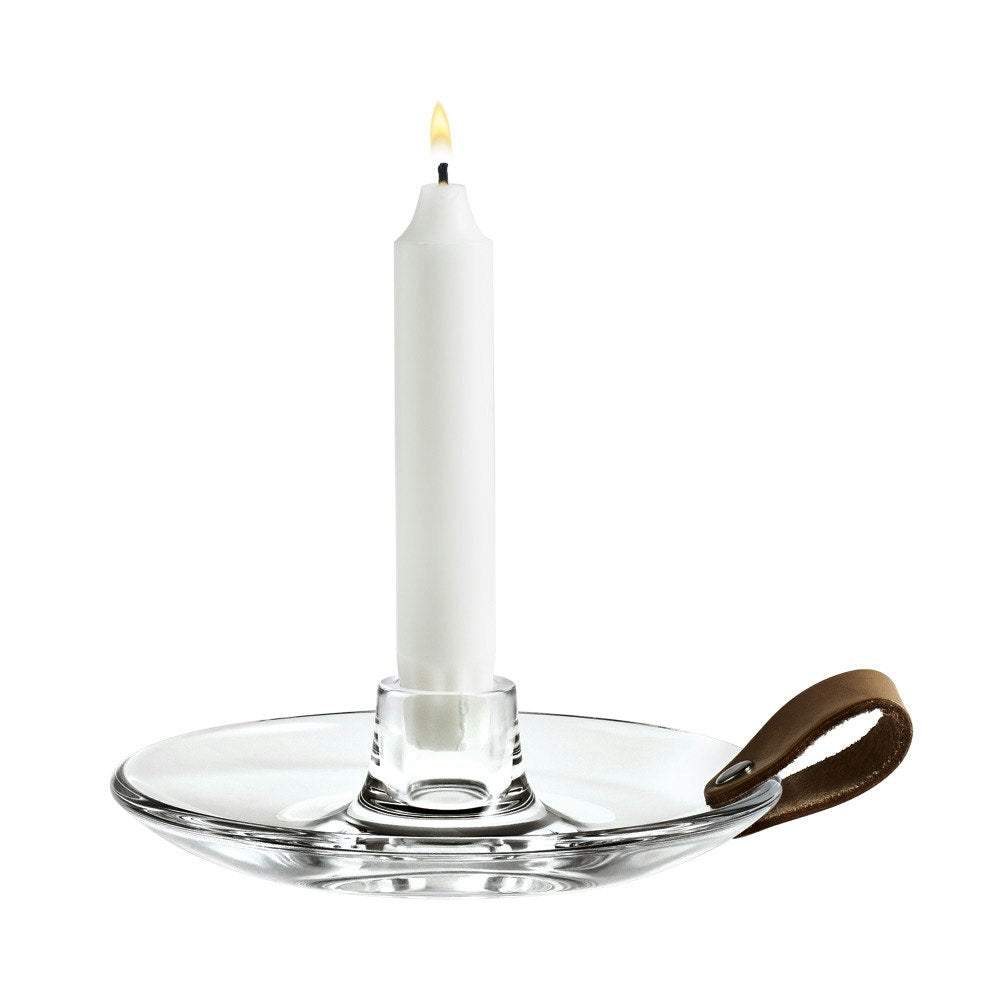 Holmegaard DWL Kerzenständer, Klar