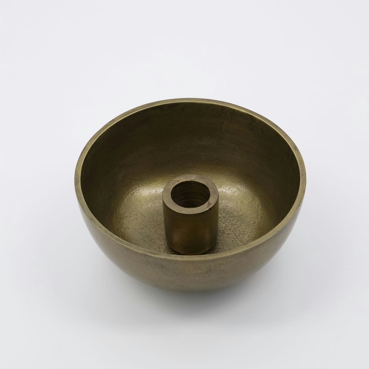 House Doctor Crown Kerzenständer Ø12.5 Cm, Antik Messing
