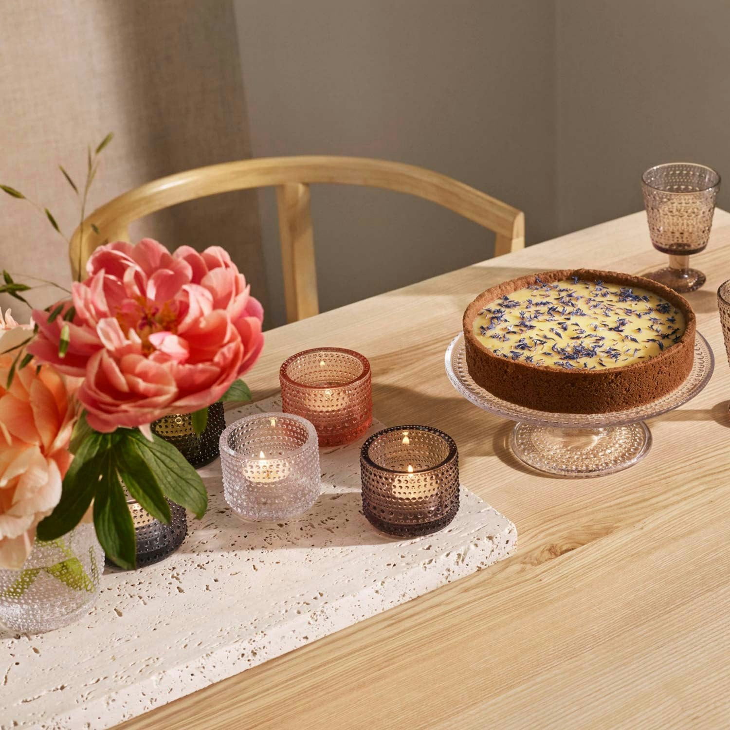 Iittala Kastehelmi Laterne 6,4 Cm, Leinen