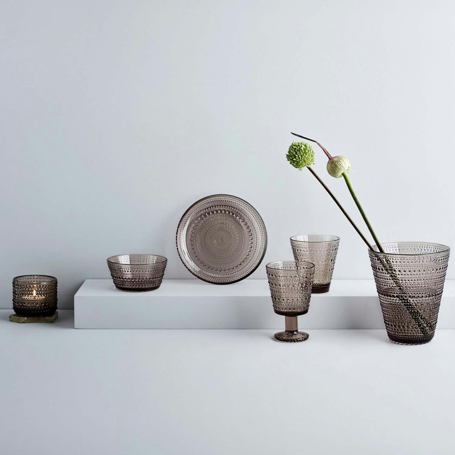 Iittala Kastehelmi Laterne 6,4 Cm, Leinen