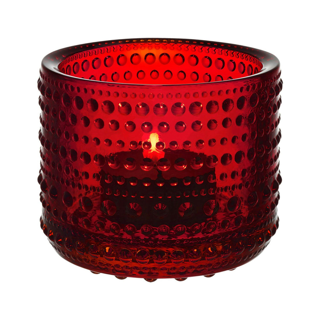 Iittala Kastehelmi Laterne 6,4 Cm, Cranberry