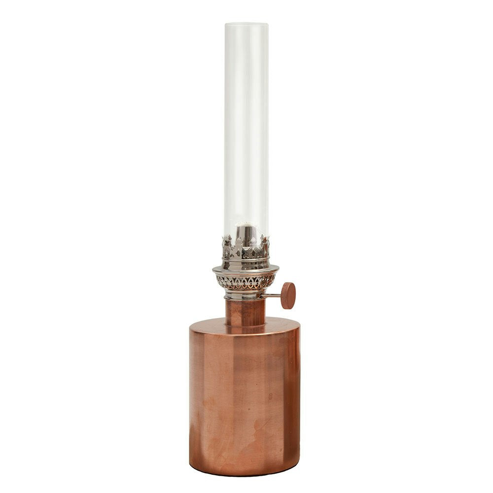 Klong Patina Öllampe Klein, Kupfer/ Klares Glas