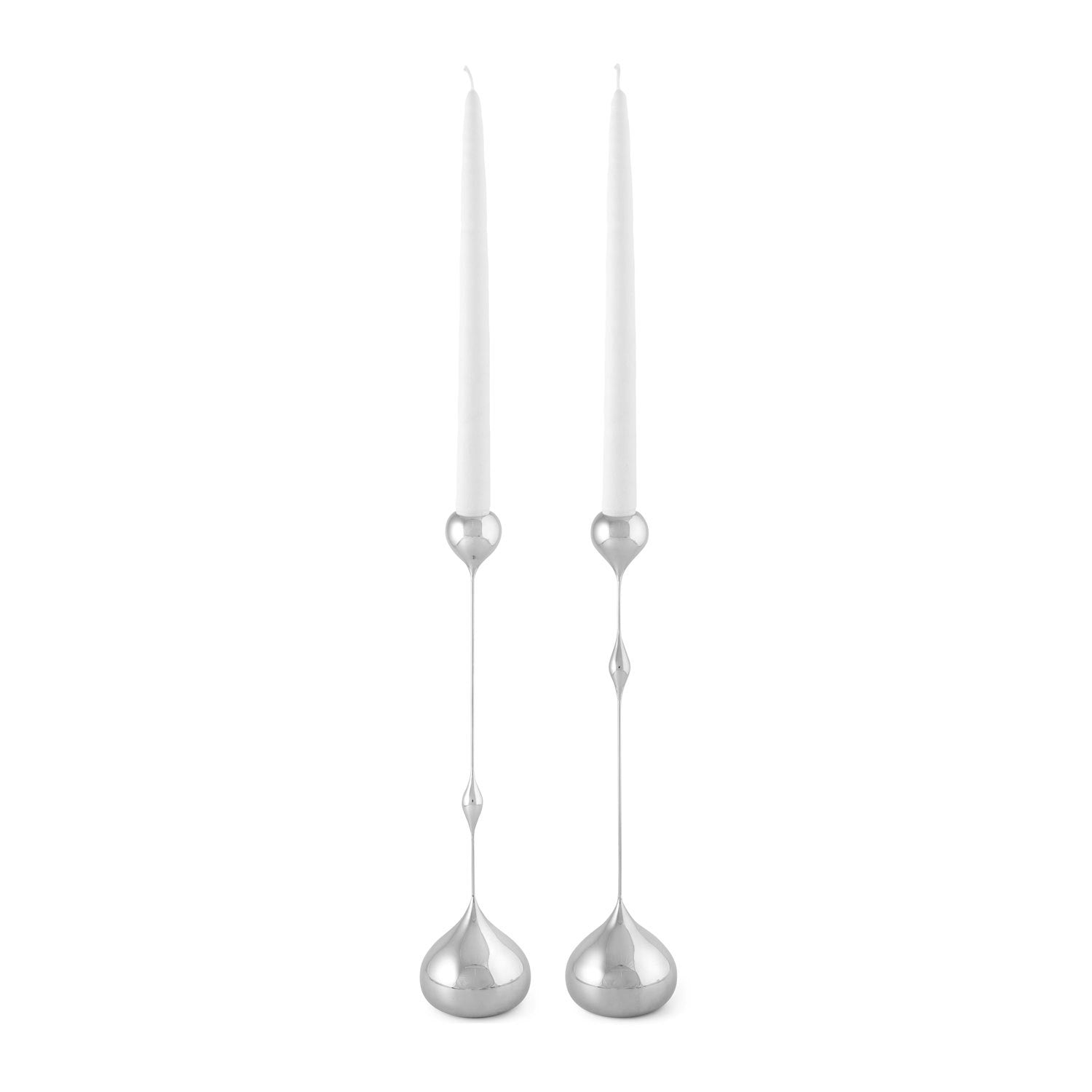 Klong Tender Candlestick High, Nickel