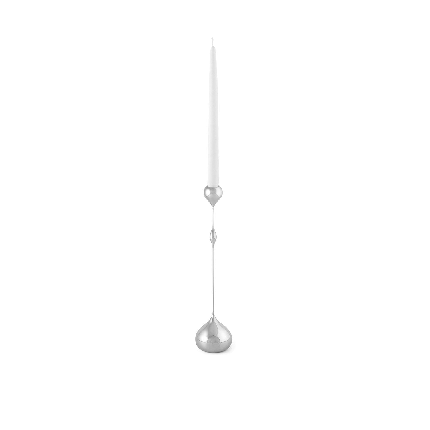 Klong Tender Candlestick High, Nickel