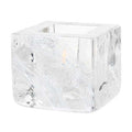 Kosta Boda Brick Kerzenhalter 7,5x8,5 Cm, Weiss
