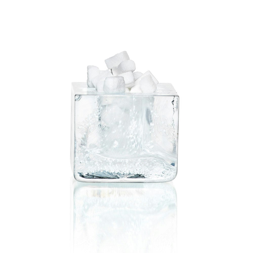 Kosta Boda Brick Kerzenhalter 7,5x8,5 Cm, Weiss